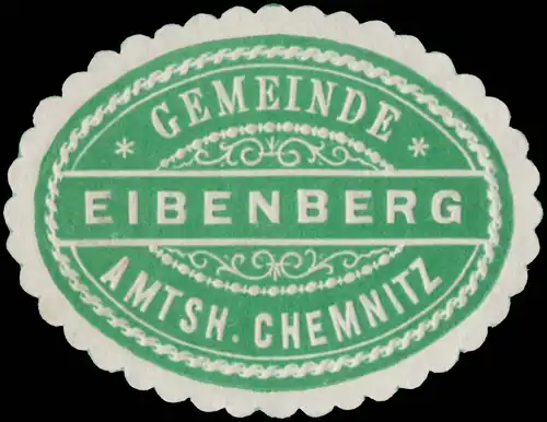 Gemeinde Eibenberg Amtsh. Chemnitz