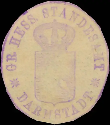 Gr. Hess. Standesamt Darmstadt