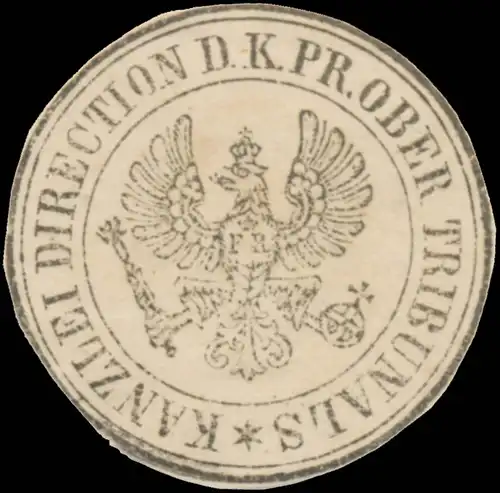 Kanzleidirection d. K.Pr. Obertribunals