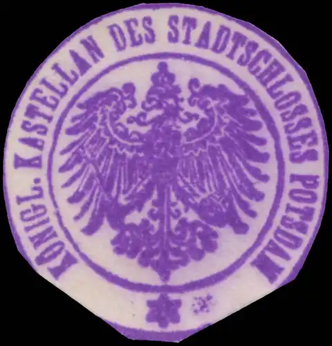 K. Kastellan des Stadtschlosses Potsdam