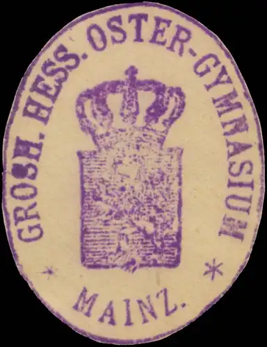 Gr. Hess. Oster-Gymnasium Mainz