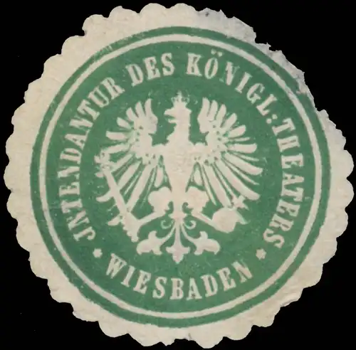 Intendantur des Königl. Theaters Wiesbaden