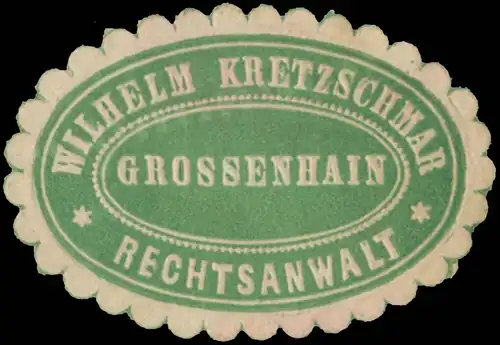 Rechtsanwalt Wilhelm Kretzschmann