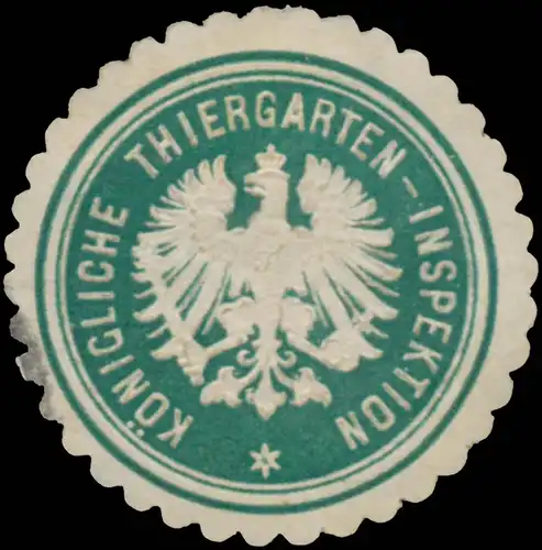 Königliche Thiergarten-Inspektion