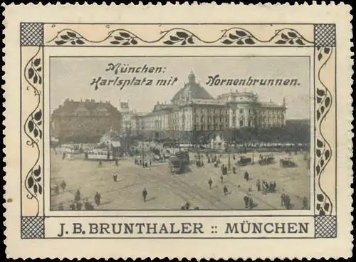 MÃ¼nchen: Karlsplatz mit Nornenbrunnen