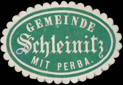 Gemeinde Schleinitz mit Perba