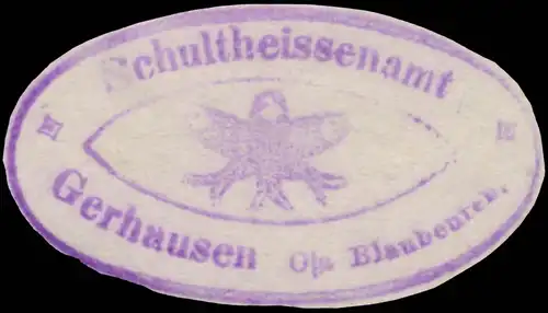 Schultheissenamt Gerhausen o/a Blaubeuren