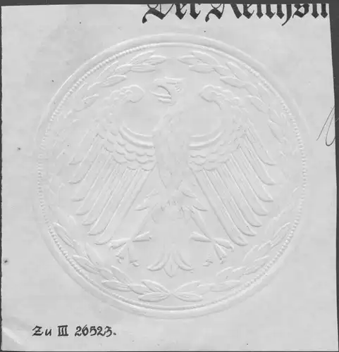 Der Reichsminister fÃ¼r Finanzen