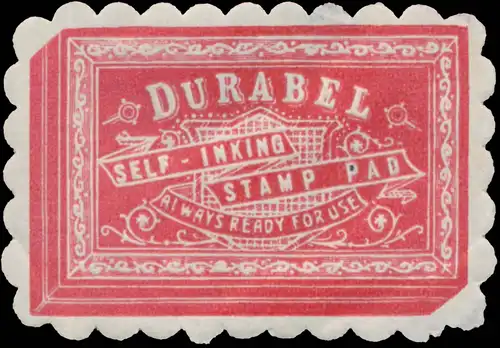 Durabel self-inking stamp pad