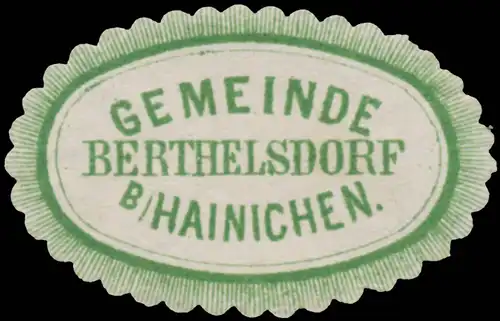 Gemeinde Berthelsdorf bei Hainichen