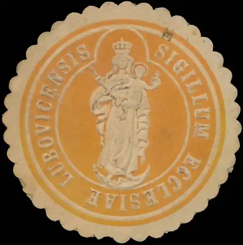 Siegel der Kirche von Lubovice
