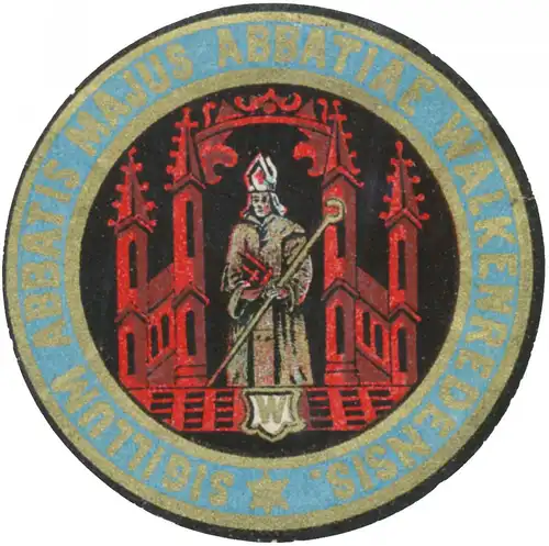 Sigillum Abbatis Majus Abbatiae Walkenredensis