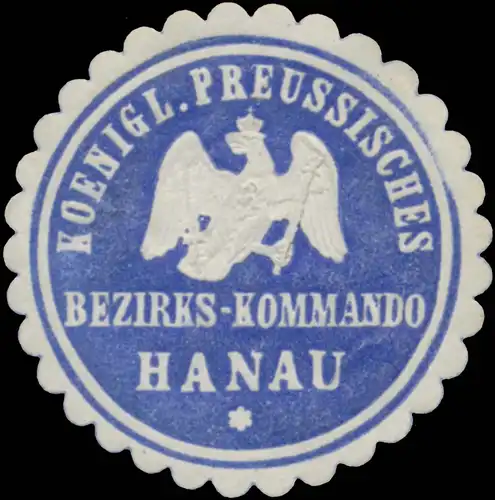 K.Pr. Bezirkskommando Hanau