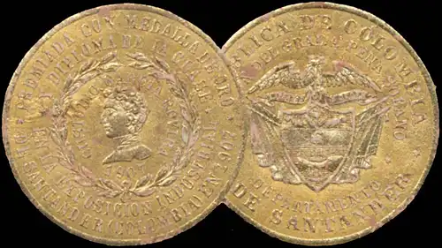 Goldene Medaille Industrie-Ausstellung