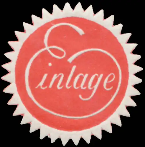 Einlage