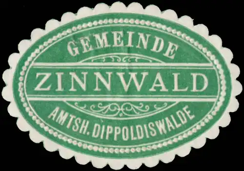 Gemeinde Zinnwald Amtsh. Dippoldiswalde