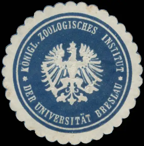 KÃ¶nigl. Zoologisches Institut der UniversitÃ¤t Breslau