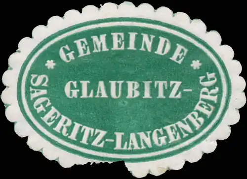 Gemeinde Glaubitz, Sageritz, Langenberg