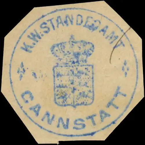 K.W. Standesamt Cannstatt