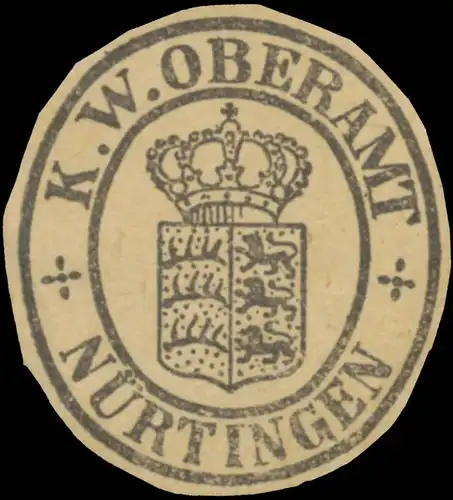 K.W. Oberamt Nürtingen