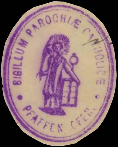 Sigillum parochiae catholicae Pfaffenhofen
