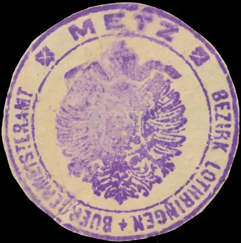 BÃ¼rgermeisteramt Metz, Bezirk Lothringen