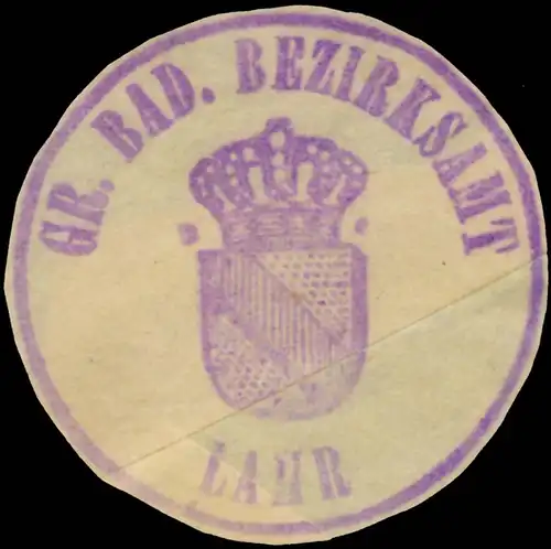 Gr. Bad. Bezirksamt Lahr