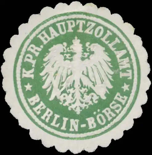 K.Pr. Hauptzollamt Berlin-Börse