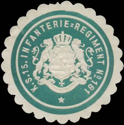 K.S. 15. Infanterieregiment No. 181