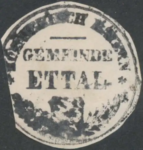 K. Bayern Gemeinde Ettal