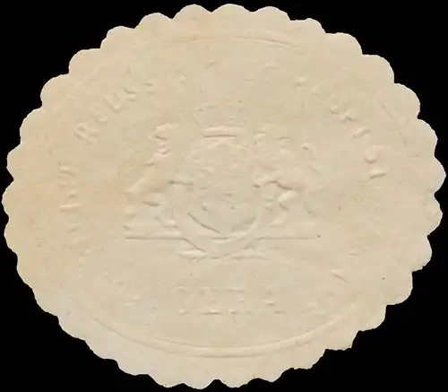 F. Reuss. Hauptsteueramt Gera