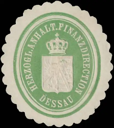 Herzogl. Anhalt. Finanzdirection Dessau