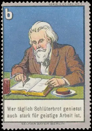 Wer täglich Schlüterbrot geniesst?