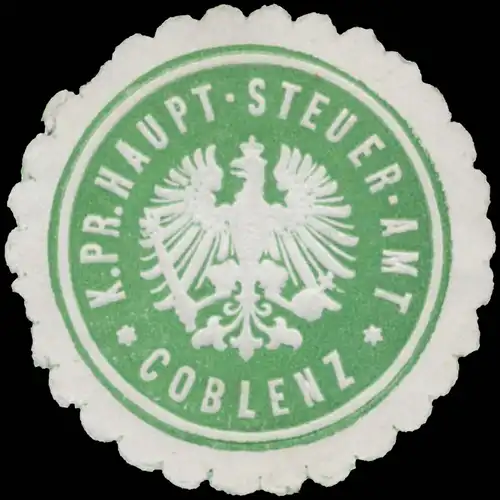 K.Pr. Hauptsteueramt Coblenz