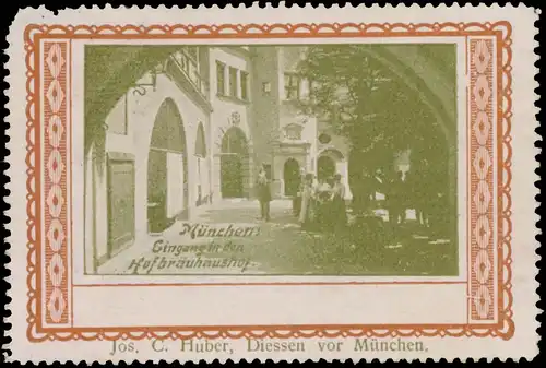 München: Eingang in den Hofbräuhaushof