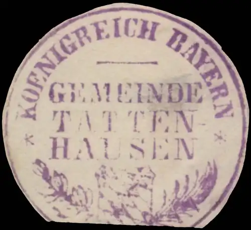 K. Bayern Gemeinde Tattenhausen