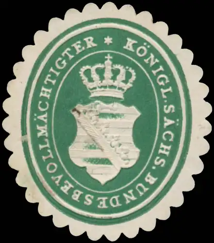 Königl. Sächs. Bundesbevolmächtigter