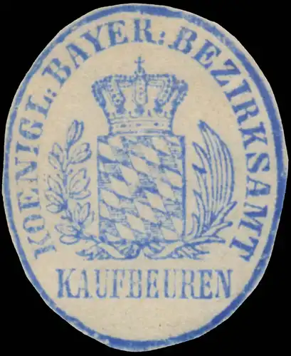 K. Bayer. Bezirksamt Kaufbeuren