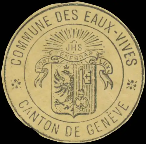 Commune des eaux-vives Canton von Genf