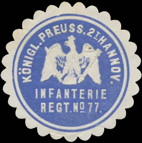 K.Pr. 2t. Hannoversche Infanterieregiment No. 77