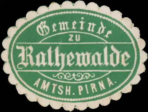 Gemeinde zu Rathewalde Amtsh. Pirna