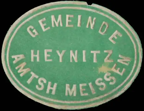 Gemeinde Heynitz Amtsh. Meissen