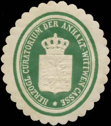 Herzogl. Curatorium der Anhalt. Wittwencasse