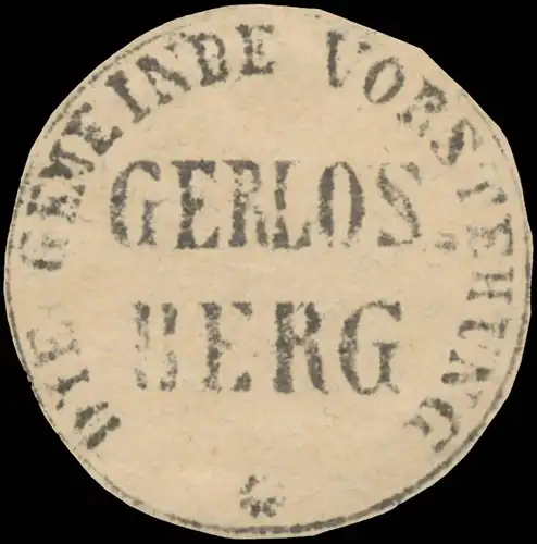 Die Gemeindevorstehung Gerolsberg