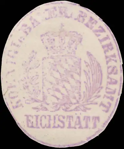 K. bayer. Bezirksamt EichstÃ¤tt