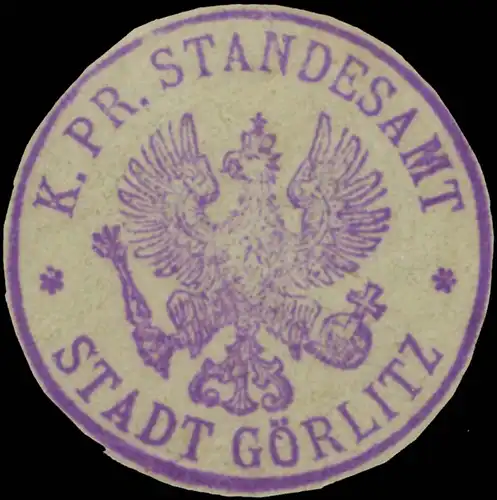 K.Pr. Standesamt Stadt GÃ¶rlitz