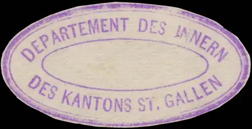 Departement des Innern des Kantons St. Gallen