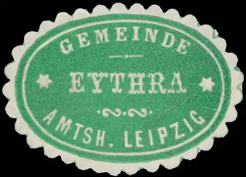 Gemeinde Eythra Amts. Leipzig