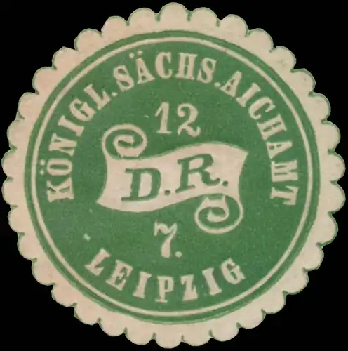 KÃ¶nigl. SÃ¤chs. Aichamt 12 7