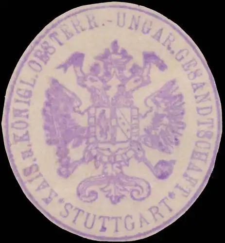 K.u.K. Ãsterr.-Ungarische Gesandtschaft Stuttgart